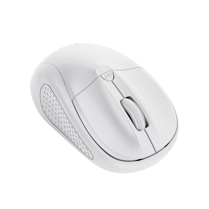 Mouse Wireless Trust Primo, 1600 DPI, Alb - imaginea 3
