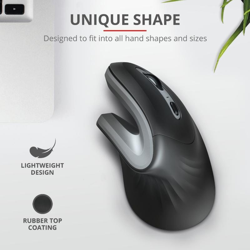 Mouse Wireless Trust Verro, 1600 dpi, Multicolor - imaginea 3