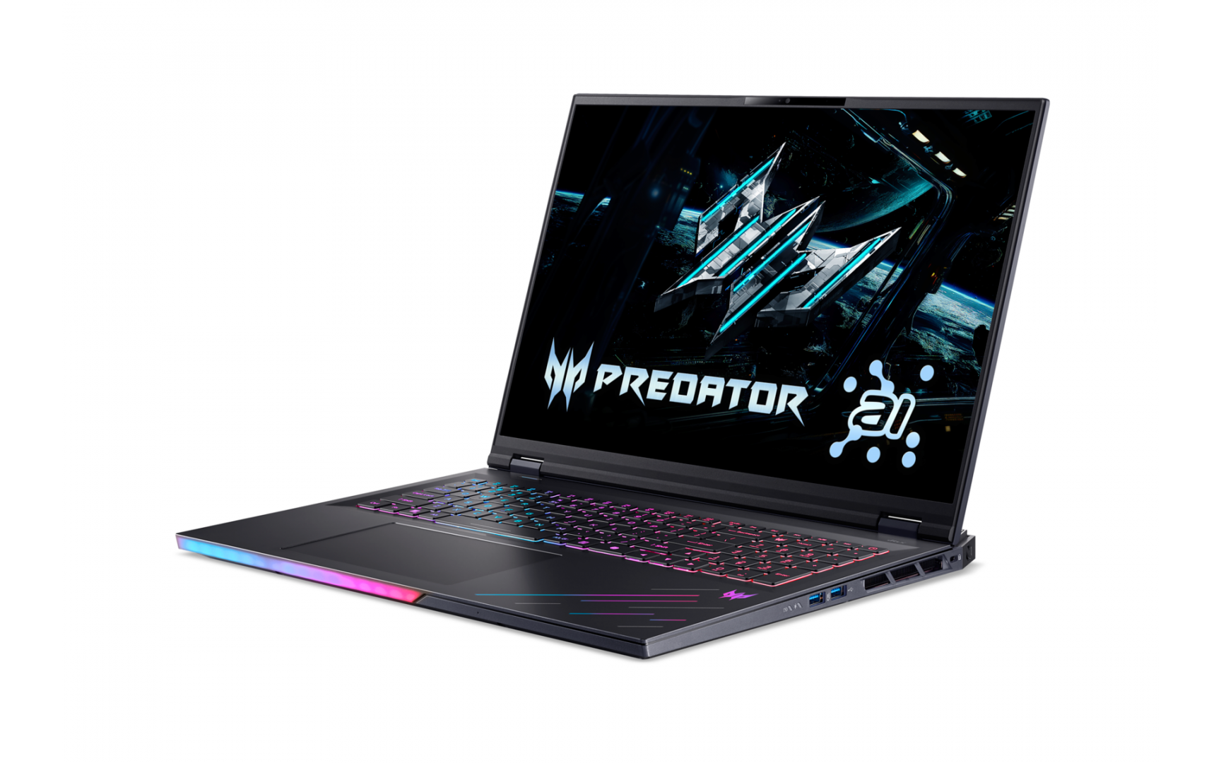 Laptop Gaming Acer Predator Helios 18 AI PH18-73-96HZ, cu procesor Intel Core Ultra 9 275HX, 18'' IPS, 32 GB DDR5, 2 TB, NVIDIA GeForce RTX 5080, 16 GB GDDR7, Windows 11 Pro, 2 ani Garantie - imaginea 2