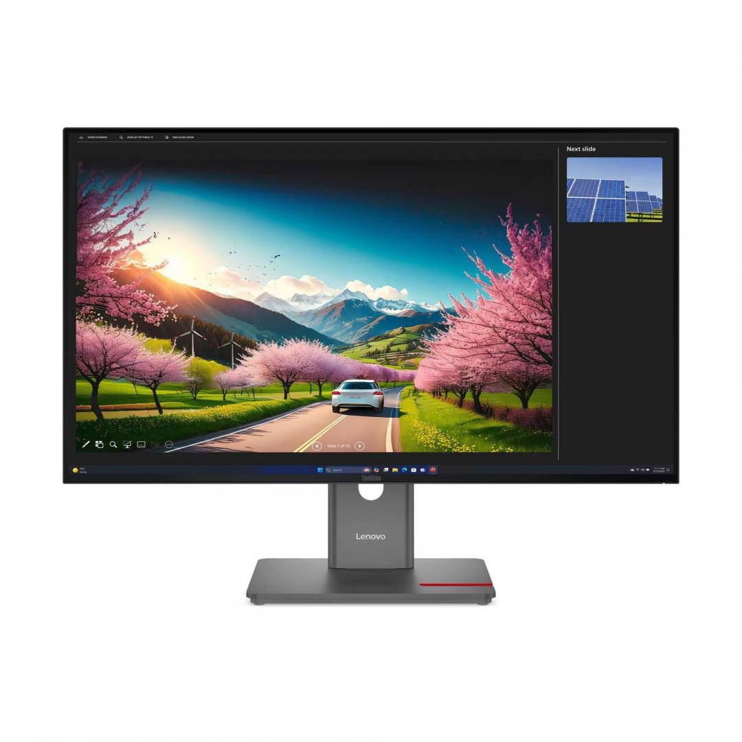 Monitor Commercial Lenovo ThinkVision P32UD-40, 31.5", 3840 x 2160 pixeli, Black, 3 ani Garantie - imaginea 3