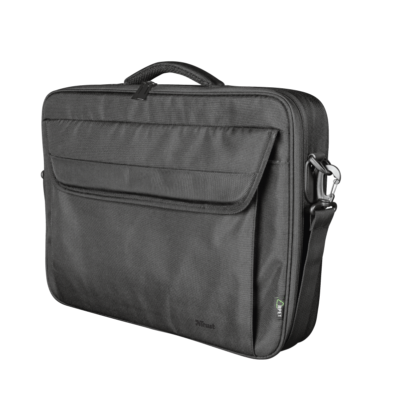 Geanta laptop Trust Atlanta, Negru, 2 ani Garantie - imaginea 2