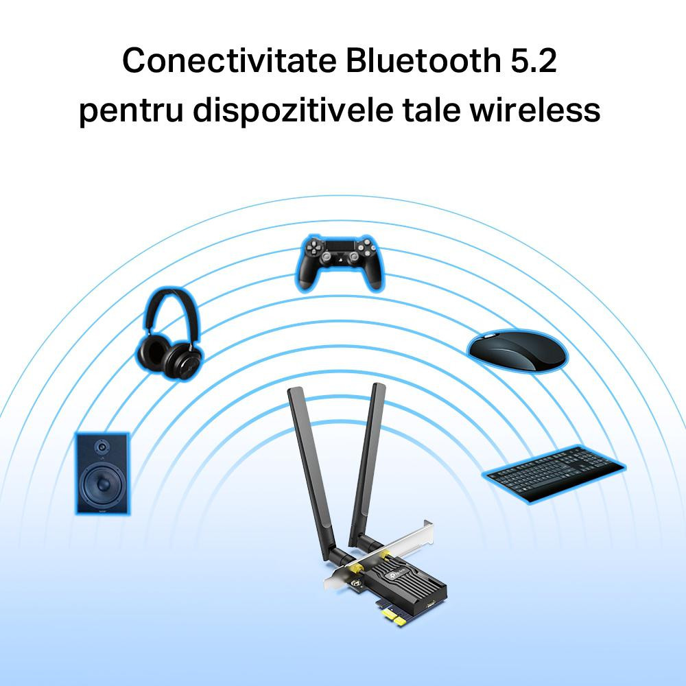 Adaptor Wireless TP-LINK Archer TX55E, WIFI 6, Mesh, Dual Band - imaginea 2