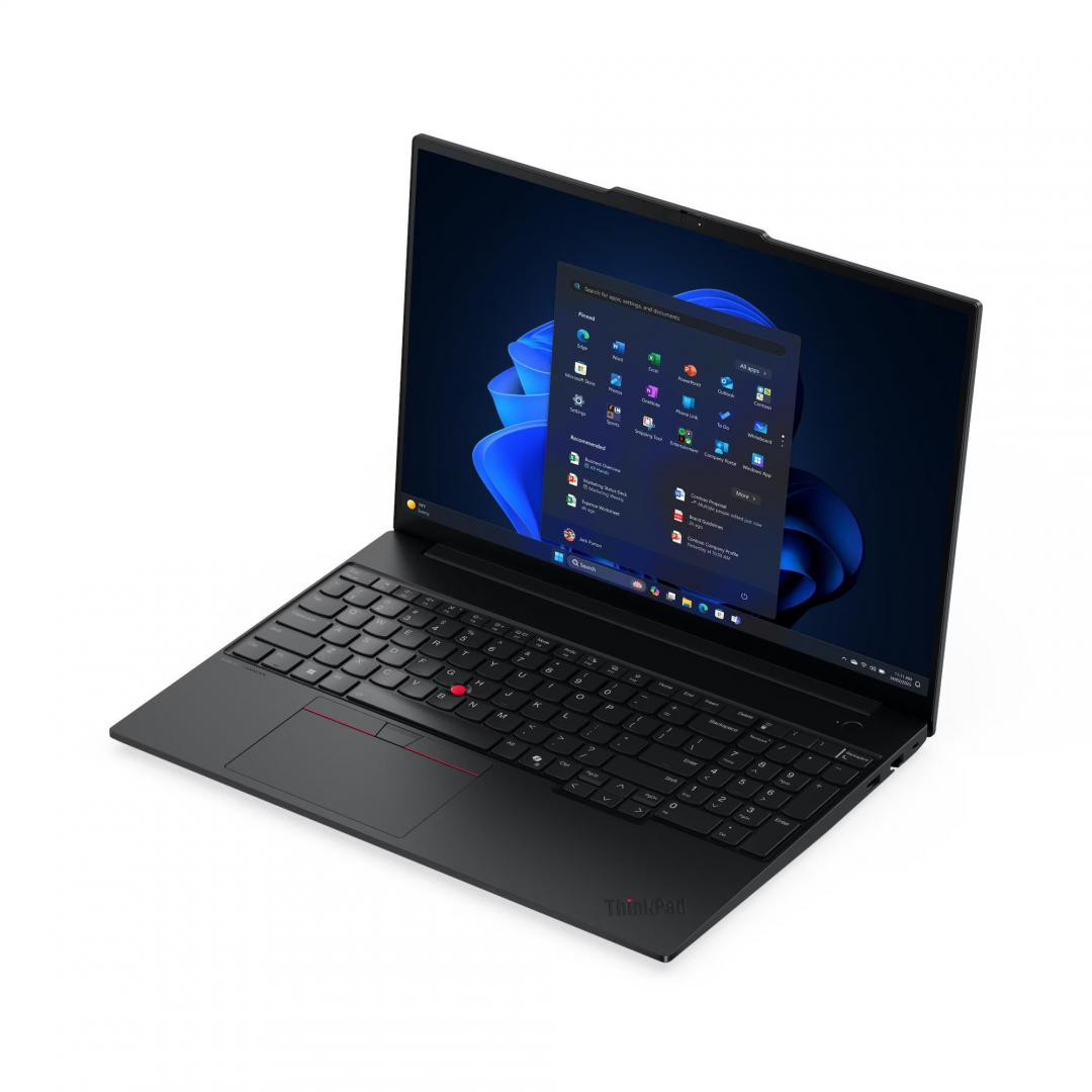 Laptop Business Lenovo ThinkPad E16 Gen 3, cu procesor AMD Ryzen1 7 250, 16'' IPS, 16 GB DDR5, 512 GB SSD, AMD Radeon1 780M, Fara OS, 3 ani Garantie - imaginea 4