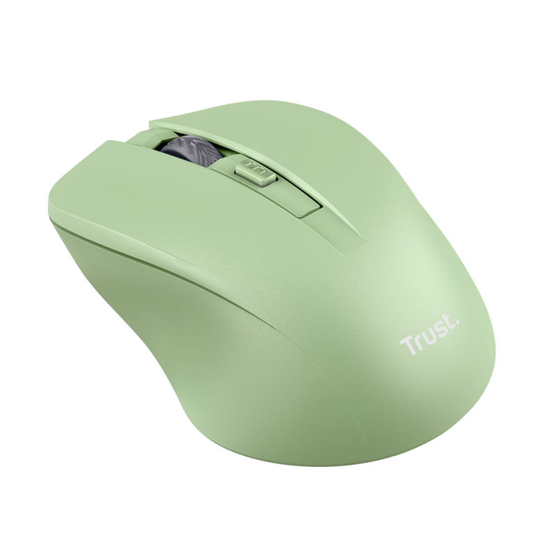 Mouse Wireless Trust Mydo, 1800 dpi, verde - imaginea 3