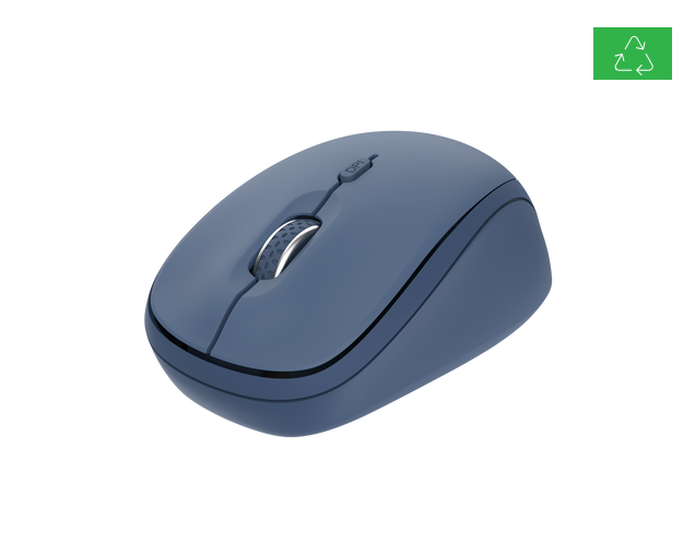 Mouse Wireless TRUST Yvi+, 1600 DPI, Albastru - imaginea 2