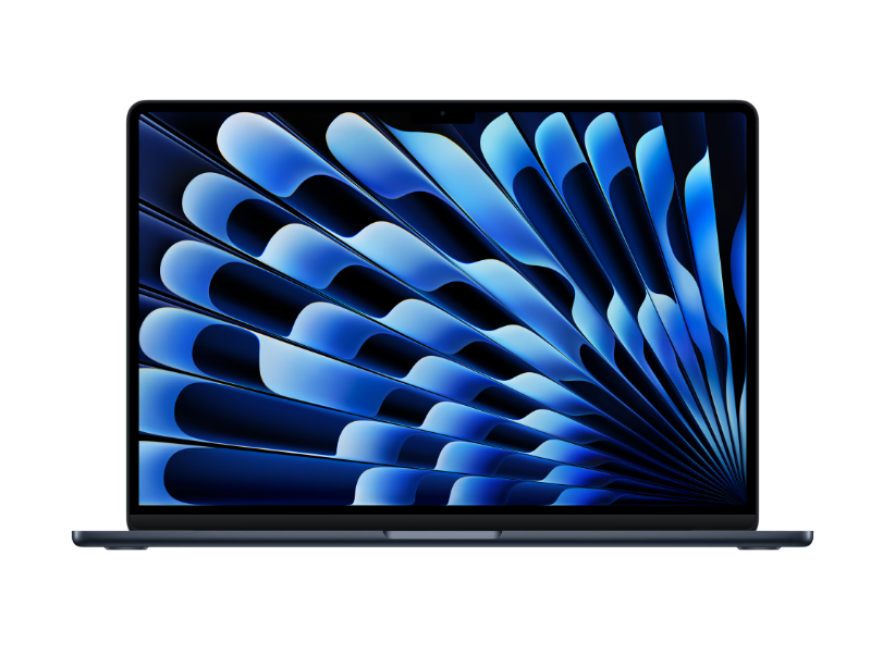 MacBook Air 15.3" Retina/Apple M4 (CPU 10-core, GPU 10-core, Neural Engine16-core)/16GB/256GB - Midnight - US English (2025) (Cto fr omMW1L3RO/A) - imaginea 1