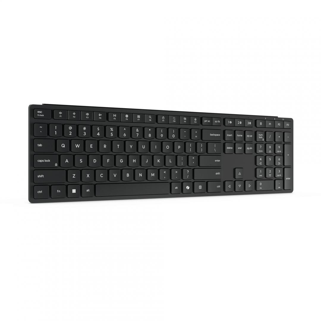 Lenovo Wireless Multi-Mode Pro Keyboard 6000-US Euro - imaginea 4