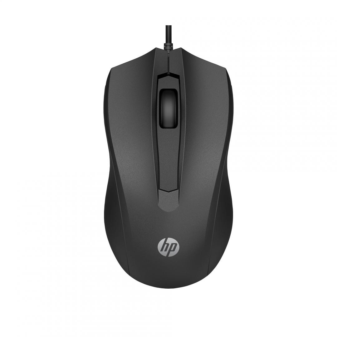 Mouse HP Wired Mouse 105, 1600 dpi, Negru - imaginea 3