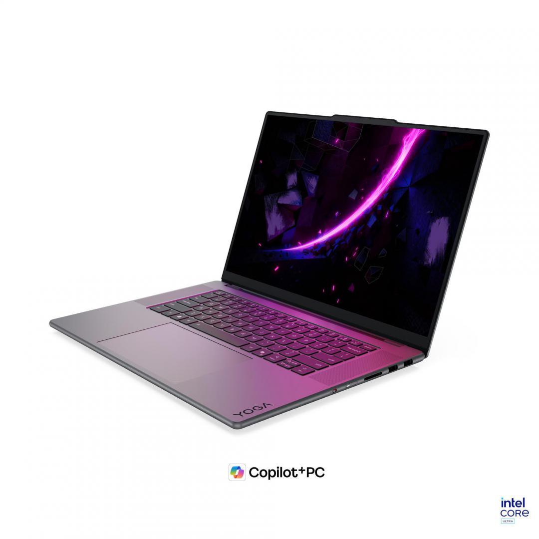 Laptop Consumer LENOVO Yoga Pro 9 16IPH11, cu procesor Intel Core Ultra 7 356H, 16'' OLED, 32 GB LPDDR5x, 1 TB, NVIDIA GeForce RTX 5060, 8GB GDDR7, Windows 11 Pro, 3 ani Garantie - imaginea 2