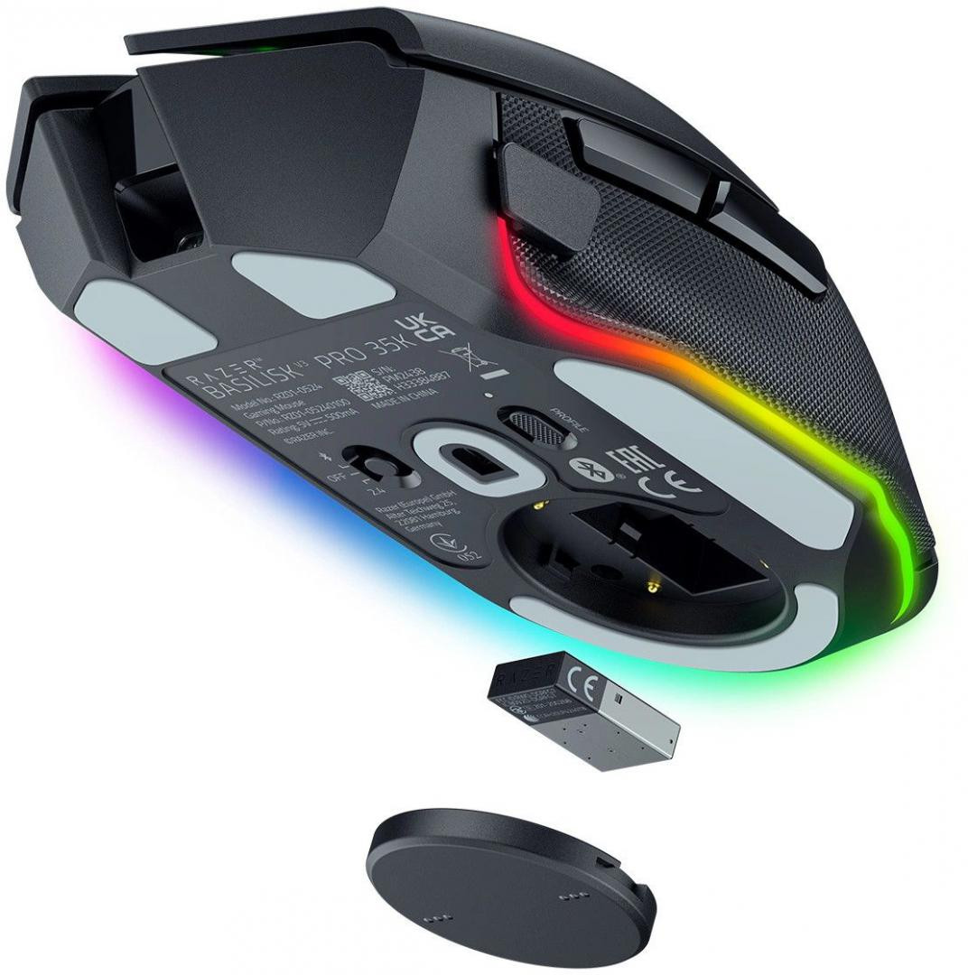 Mouse Gaming Wireless Razer Basilisk V3 Pro 35K, 35000 dpi, negru - imaginea 3