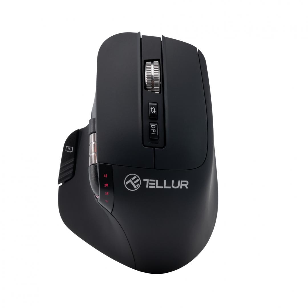 Mouse Gaming Wireless TELLUR Shade, 3200 dpi, Negru - imaginea 1