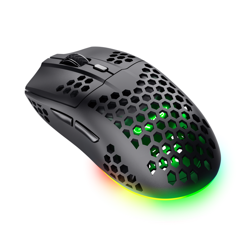 Mouse Gaming Wireless Trust GXT 929 Helox, 4800 dpi, Negru - imaginea 1
