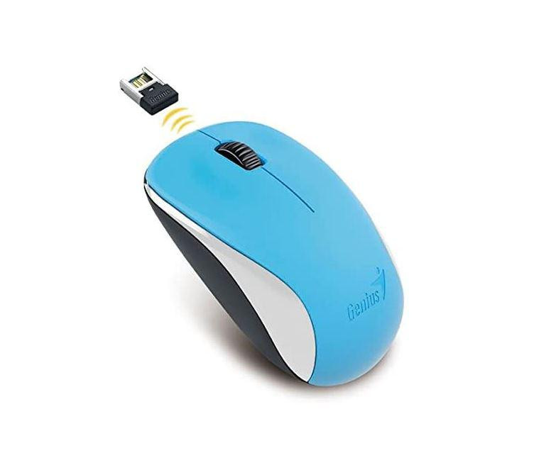 Mouse Gaming Wireless Genius NX-7000, 1200 dpi, Albastru - imaginea 1