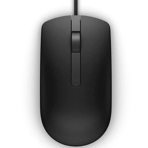 Mouse DELL MS116, cu fir, negru - imaginea 1