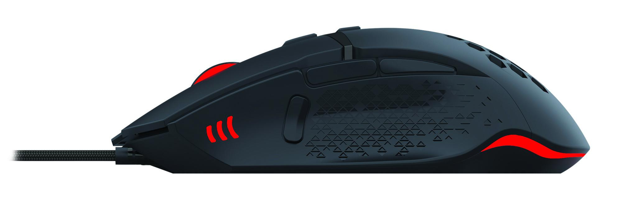 Mouse gaming Serioux Tobis, Senzor Sunplus 192, 1000-6400 DPI, switch HUANO, pana la 20 milioane de click-uri, 8 Butoane, 3 moduri de iluminare RGB, cablu USB 1.5M, plug and play, compatibil cu Windows 2000/XP/9X/VISTA/7/8/10 - imaginea 4