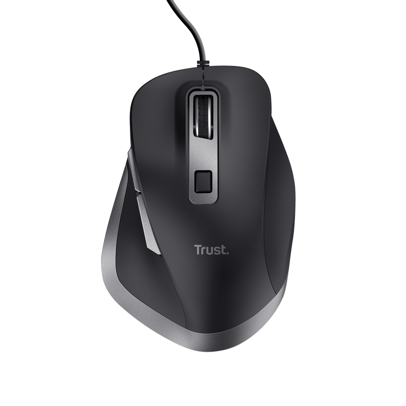 Mouse Trust Fyda, 5000 DPI, Negru - imaginea 1