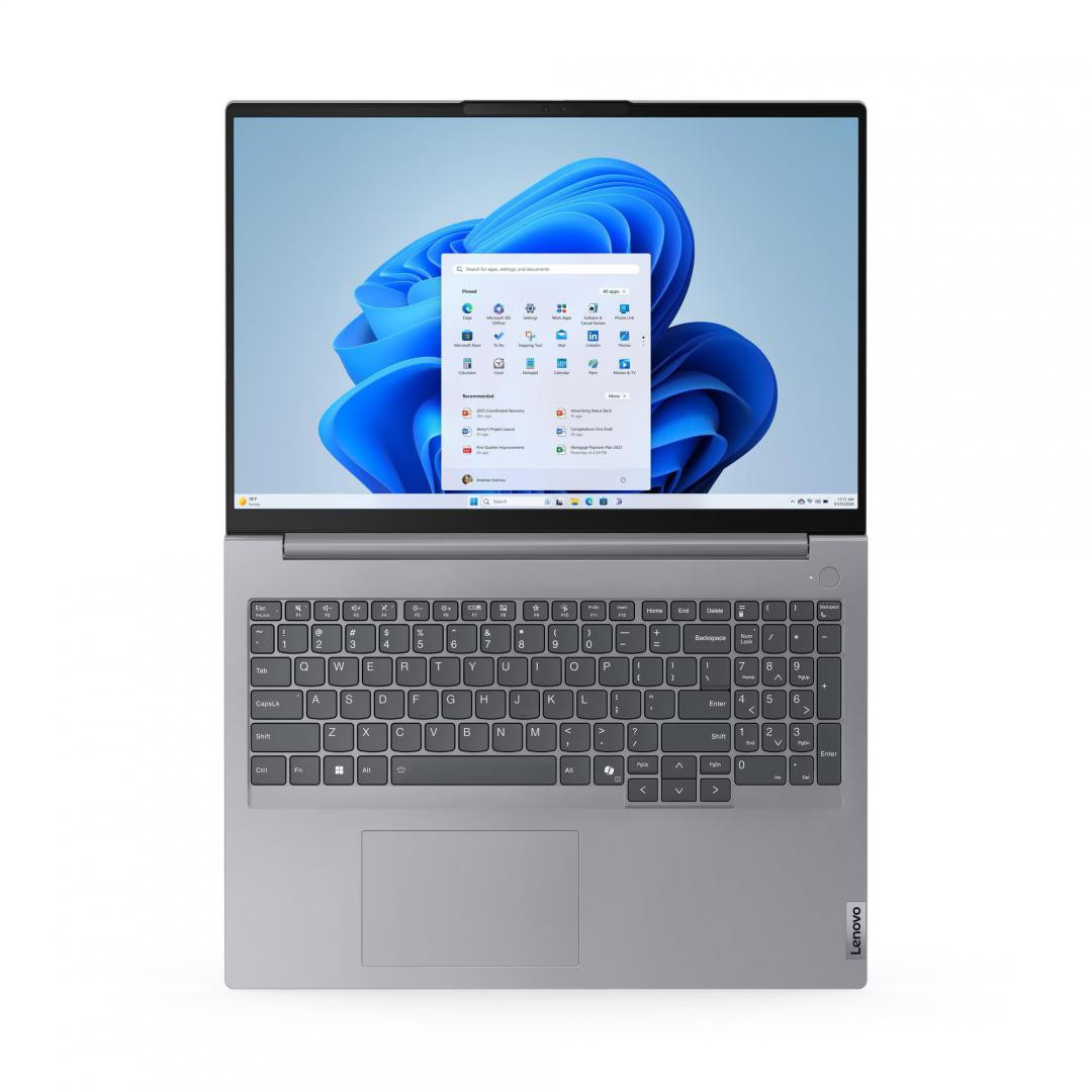Laptop SMB Lenovo ThinkBook 14 G8 IAL, cu procesor Intel Core Ultra 5 225U, 14'' IPS, 16 GB DDR5, 512 GB, Intel Graphics, Fara OS, 3 ani Garantie - imaginea 7