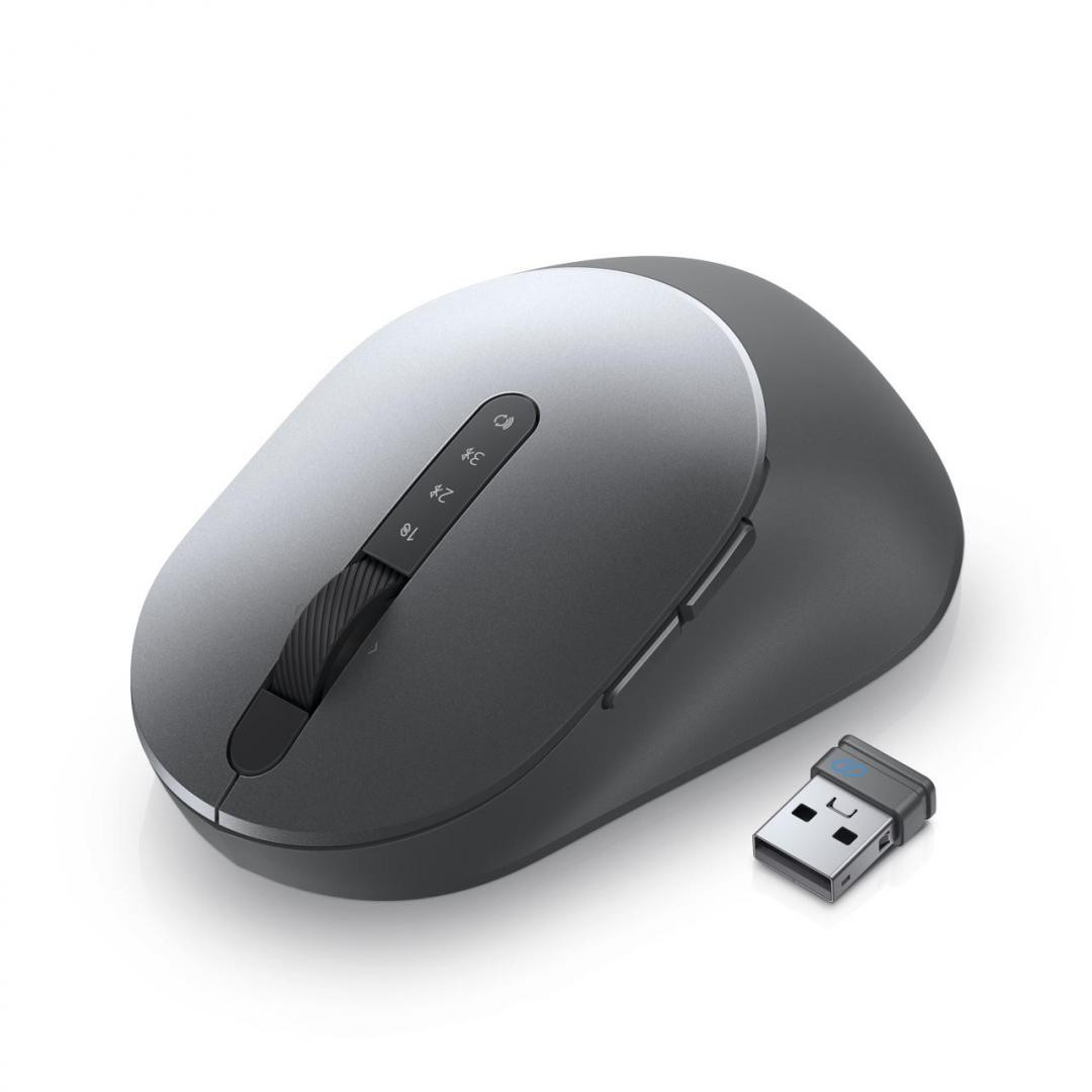 Mouse Wireless Dell MS5320W, 1600 dpi, Gri - imaginea 3
