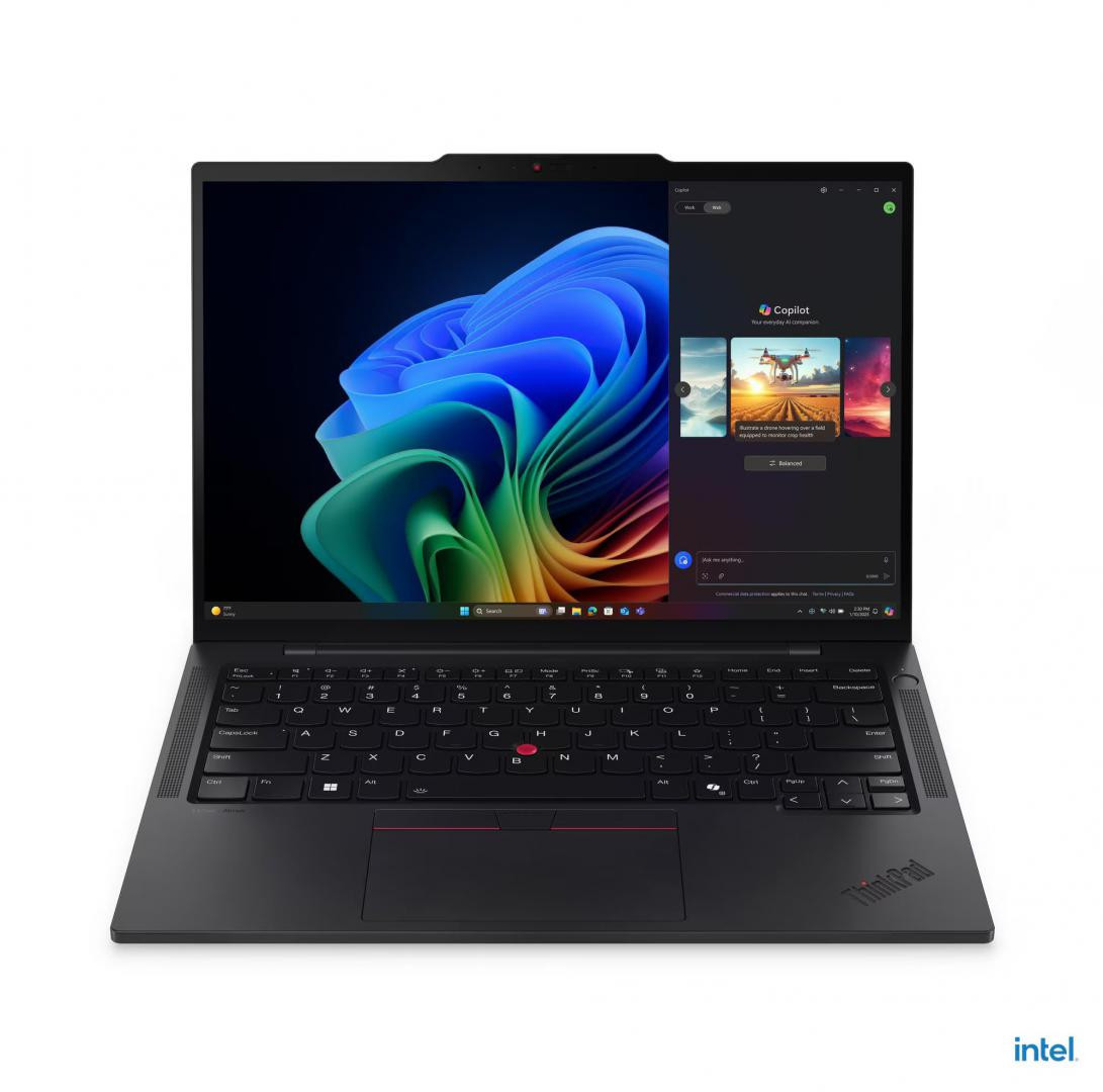 Laptop Business Lenovo ThinkPad T14s Gen 6 Copilot+ PC, cu procesor Intel Core Ultra 5 228V, 14'' IPS, 32 GB LPDDR5x, 1 TB SSD, Intel Arc Graphics 130V, Windows 11 Pro, 3 ani Garantie - imaginea 3