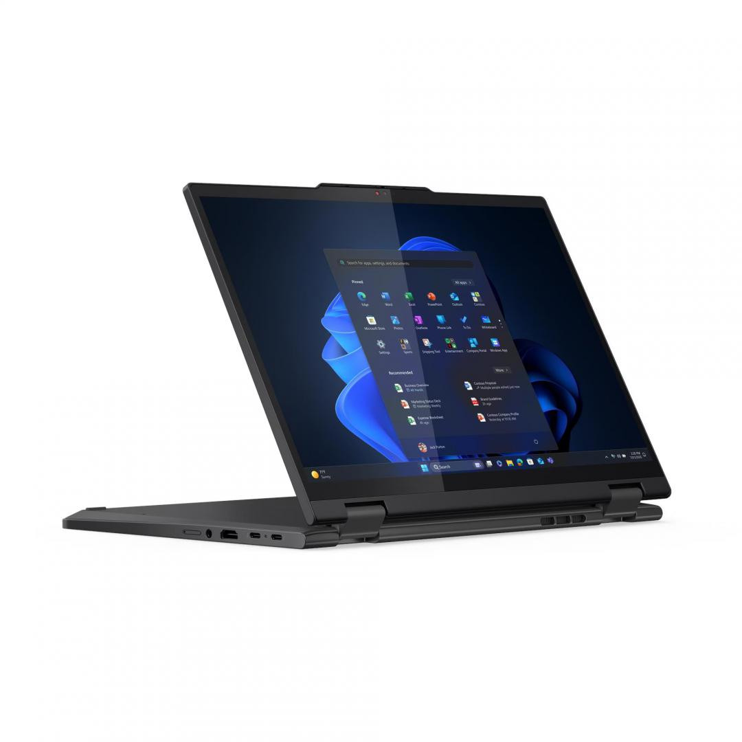 Laptop Business Lenovo ThinkPad T14s 2-in-1 Gen 1, cu procesor Intel Core Ultra 7 255U, 14'' IPS Touch, 32 GB LPDDR5x, 1 TB SSD, Intel Graphics, Windows 11 Pro, 3 ani Garantie - imaginea 1