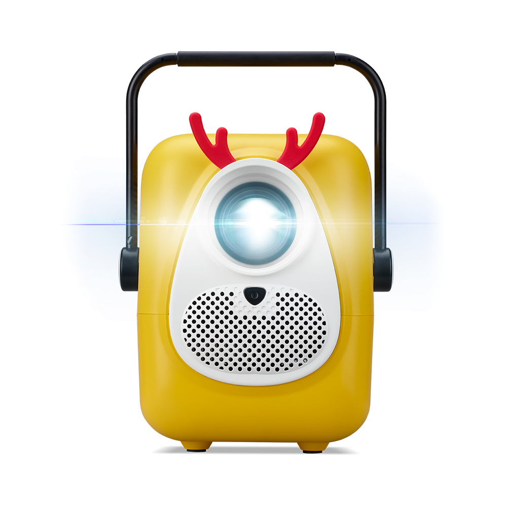 Videoproiector portabil Fire Legend QF23s, FHD 1920* 1080, Auto Focus, Bluetooth Speaker, LED 6.500 lumeni/ 250 ANSI lumeni, 16:9/ 4:3, 1.000:1, 30.000 ore, HDMI, USB (Type A 2.0), DC Out (5V/1A, USB Type A 2.0), PC audio, boxe 2* 3W, Bluetooth Wireless Audio, 1.23 kg, telecomanda inclusa, Smart - imaginea 2