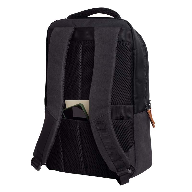 Rucsac laptop Trust Lisboa, Negru, 2 ani Garantie - imaginea 3