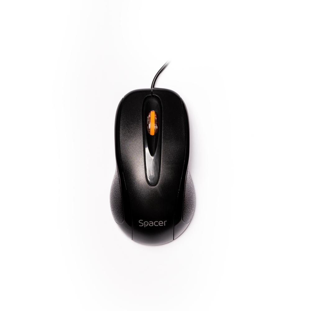 Mouse SPACER SPMO-F01, 1000 dpi, Negru - imaginea 2