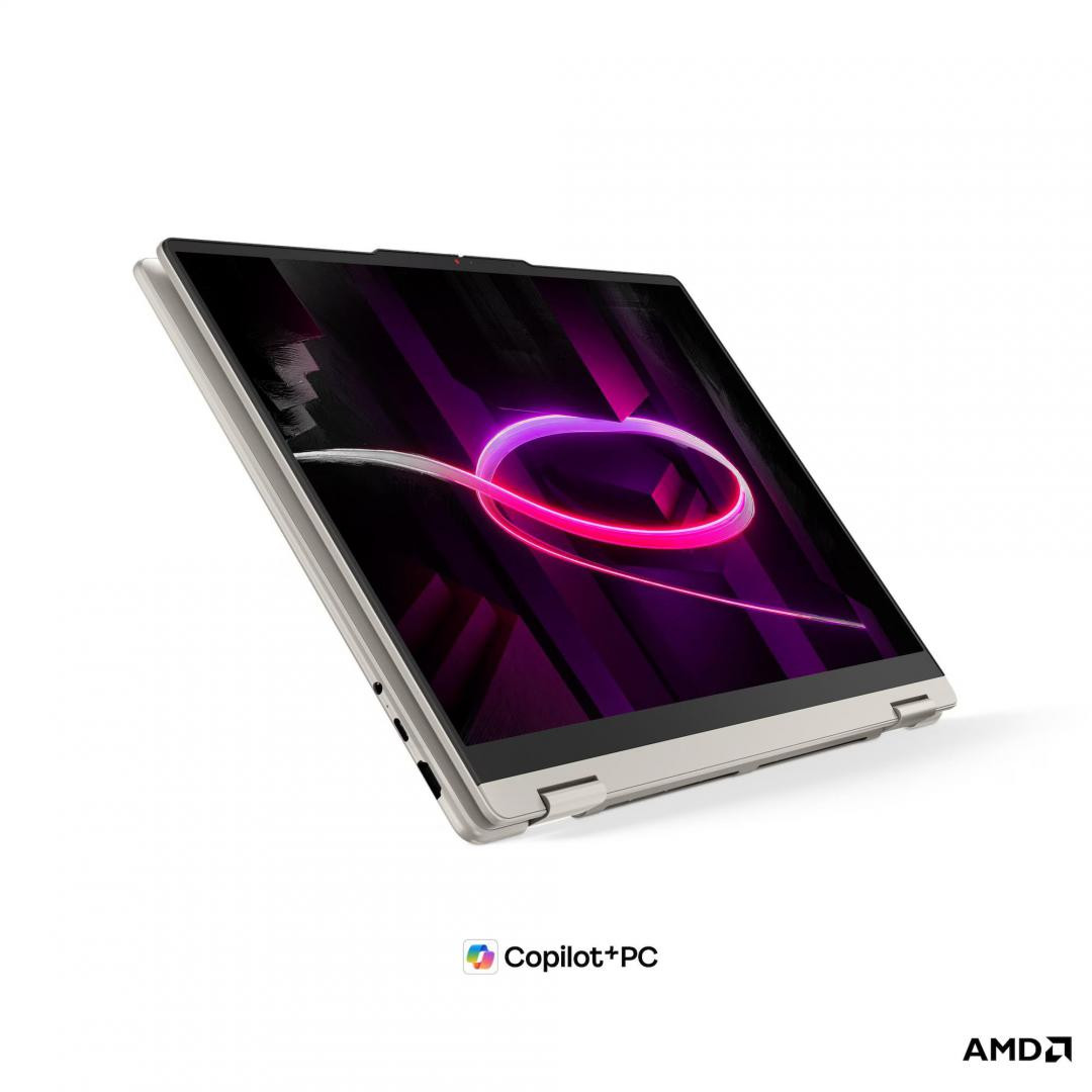 Laptop Consumer Lenovo Yoga 7 2-in-1 16AGP11 Copilot+ PC, cu procesor Ryzen AI 7 445, 16'' OLED, 24 GB LPDDR5x-SDRAM, 1 TB, AMD Radeon 840M, Fara OS, 3 ani Garantie - imaginea 7