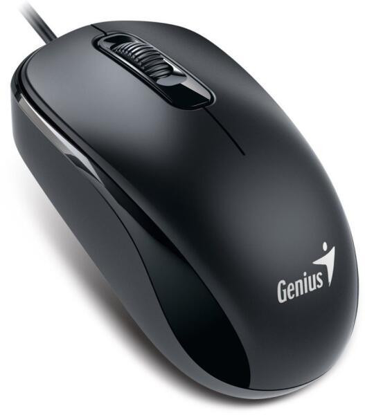 Mouse Genius DX-110, 1200 dpi, Negru - imaginea 1