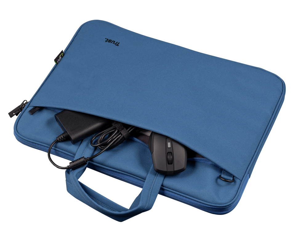 Geanta laptop Trust Bologna Eco 16", albastru - imaginea 3
