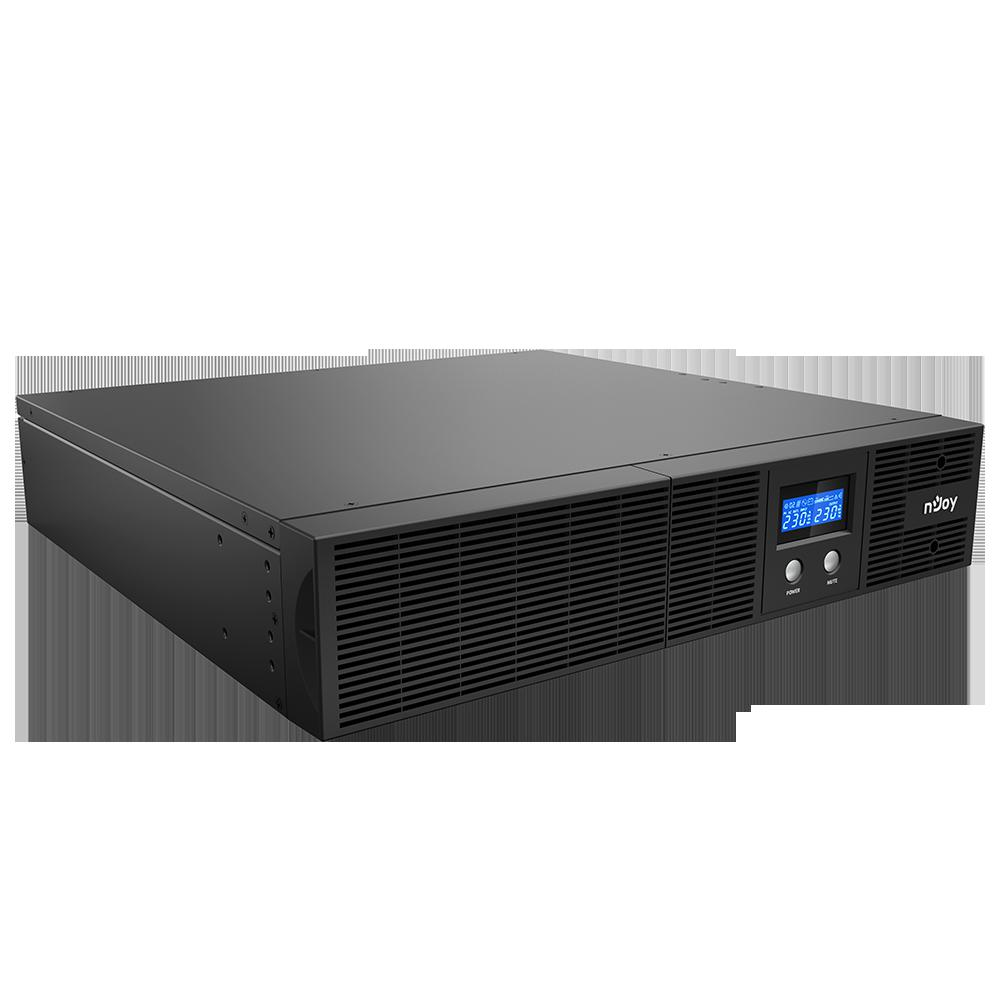 UPS nJoy Argus 3000, 1800W, LCD, USB, Rackmount 2U - imaginea 1