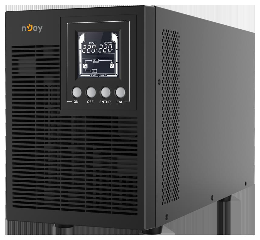 UPS nJoy Echo Pro 2000, 2000VA/1600W, On-line, LED, 3 prize Schuko