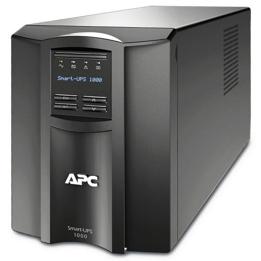 UPS APC SMT1000IC, 700W, LCD, USB, Tower - imaginea 1