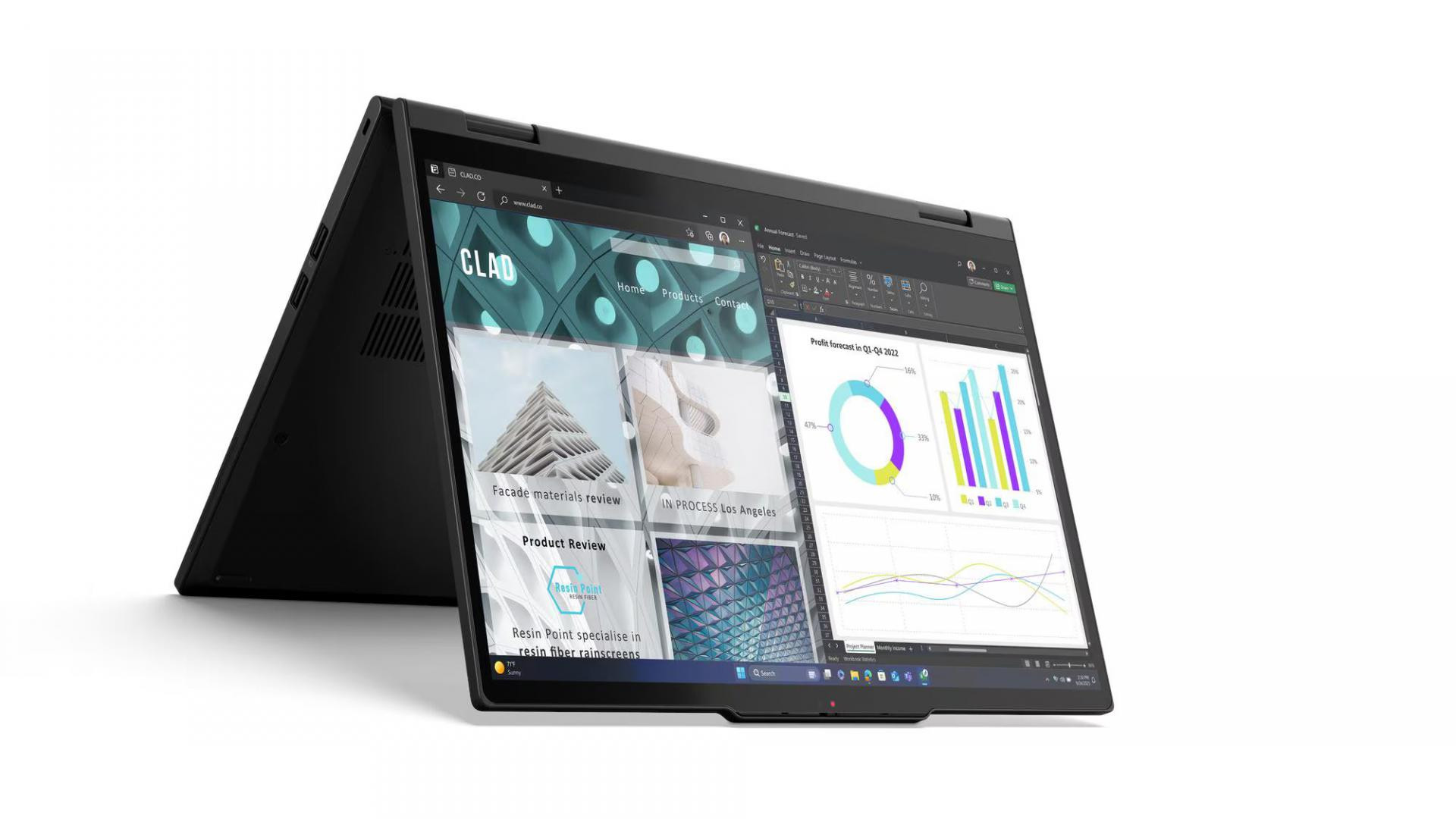 Laptop Business Lenovo ThinkPad T14s 2-in-1 Gen 1, cu procesor Intel Core Ultra 7 255U, 14'' IPS Touch, 32 GB LPDDR5x, 1 TB SSD, Intel Graphics, Windows 11 Pro, 3 ani Garantie - imaginea 9