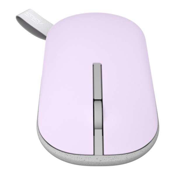 Mouse Wireless ASUS Marshmallow MD100, 1600 DPI, Liliac - imaginea 1