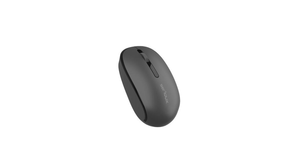 Mouse Serioux Spark 215 Wireless Negru, Senzor: Optic, DPI: 1000, conexiune: Dongle USB 2,4 GHz, banda de frecventa: 2,4 GHz, click silentios, alimentare: 1 baterie AA inclusa, 1,5 V, cerințe OS: Win, Mac, Vista - imaginea 4