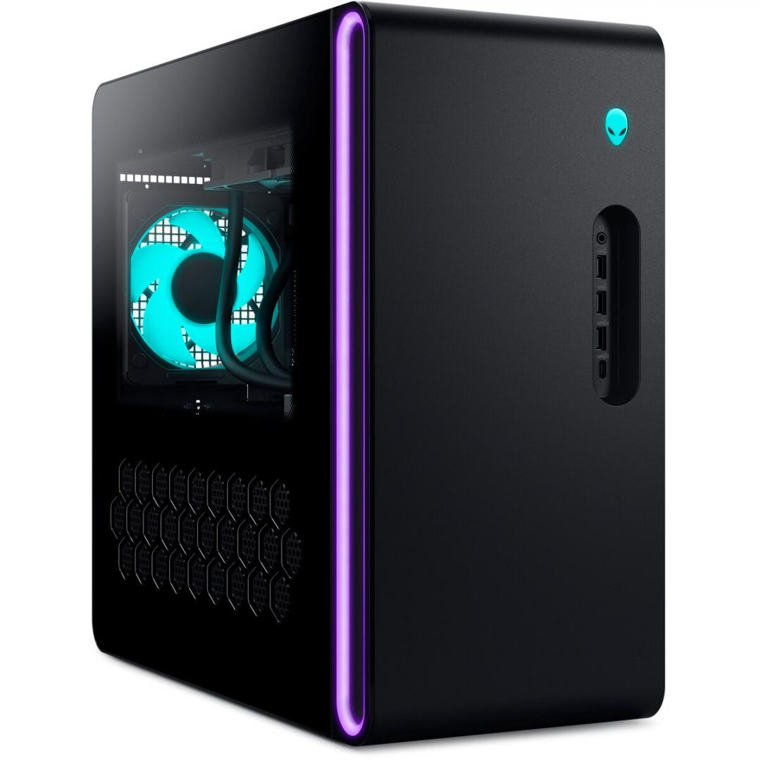 Desktop Gaming Dell Alienware Aurora ACT1250 cu procesor Intel Core Ultra 9 U9-285K pana la 5.7 GHz, 64 GB DDR5, 4TB SSD, RTX 5080, Windows 11 Pro, Black, 3 ani Garantie - imaginea 3