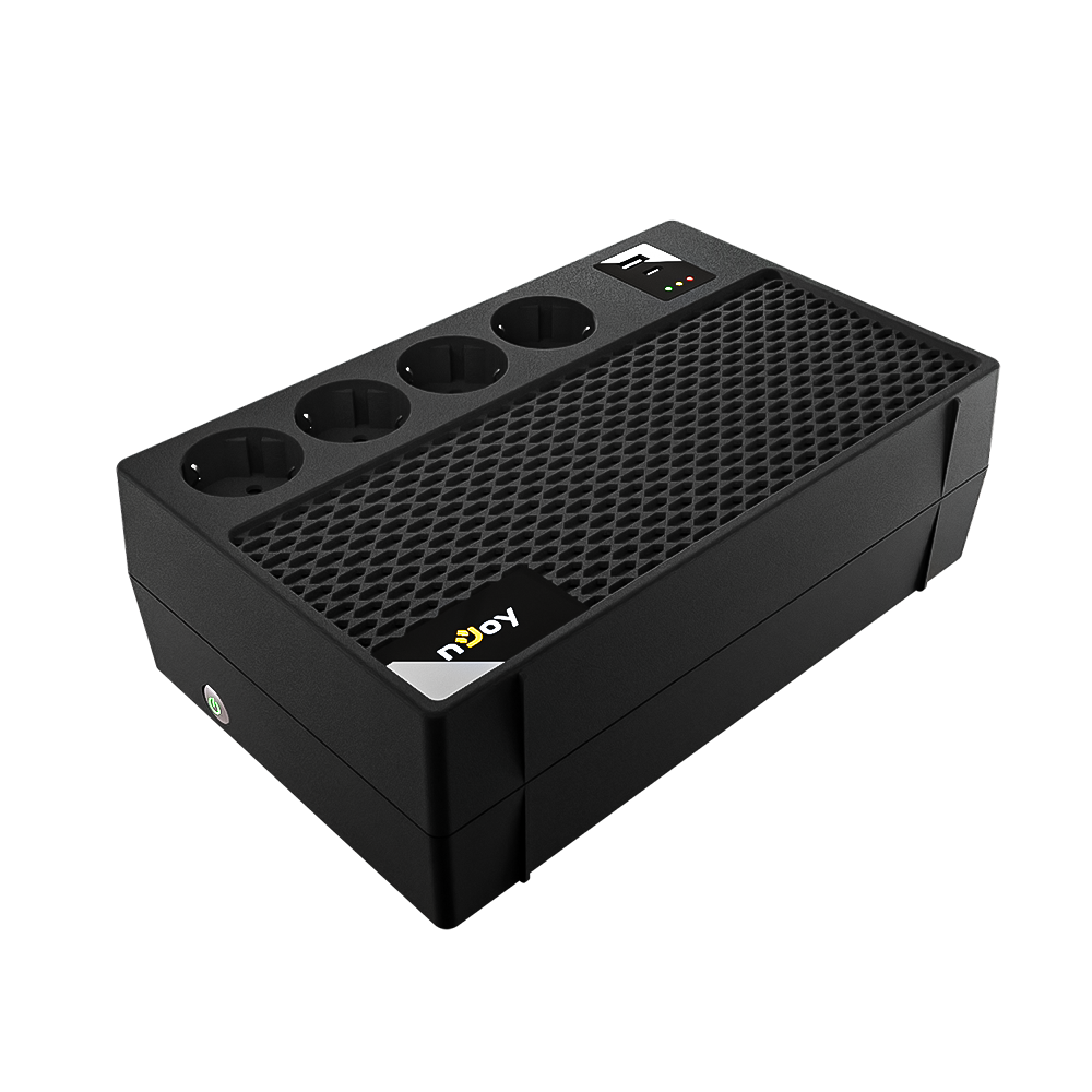 UPS nJoy Renton 650 Plus, 360W, USB, Tower - imaginea 4