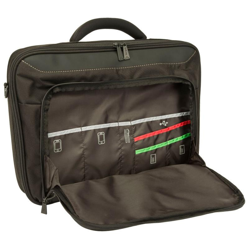 Geanta laptop Targus Classic+, negru, 2 ani garantie - imaginea 2