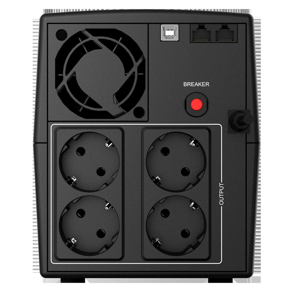 UPS nJoy Keen 1500 USB UPLI-LI150KU-CG01B Capacity 1500 VA / 900 W Simulated sinewave - imaginea 2