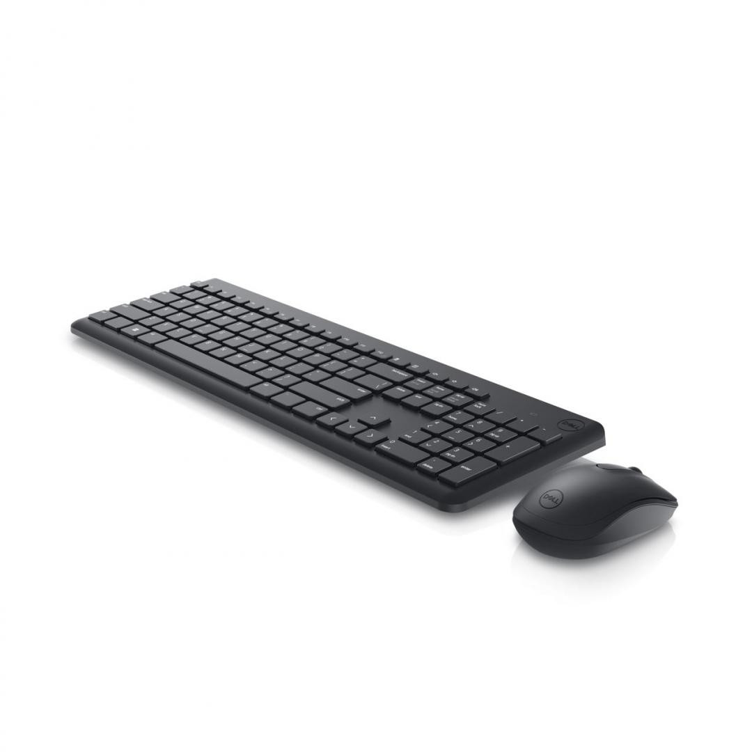 Kit Wireless tastatura si mouse Dell KM3322W, taste numerice, Negru - imaginea 8