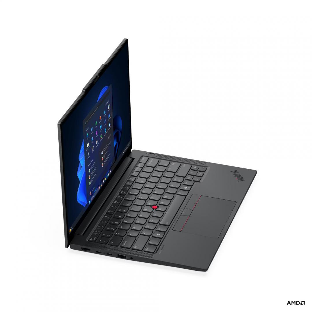 Laptop Business Lenovo ThinkPad E14 Gen 7, cu procesor AMD Ryzen 7 250, 14'' IPS, 16 GB DDR5, 512 GB, AMD Radeon 780M, Windows 11 Pro, 3 ani Garantie - imaginea 2