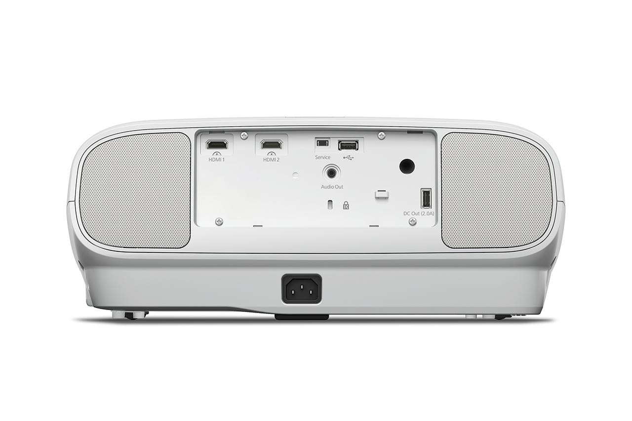 Proiector Epson EH-TW7000, 3LCD 3D active, 3000 lumeni, 4K PRO-UHD, 16:9, 4K enhancement, 40.000 : 1, lampa 3500 ore/ 5000 ore Eco mode, zoom 1.62x, dimensiune maxima imagine 500", distanta maxima de proiectie 23.8 m, USB 2.0 Type A (2x), USB 2.0 Type Mini-B, 2*HDMI , Stereo mini jack audio out - imaginea 2