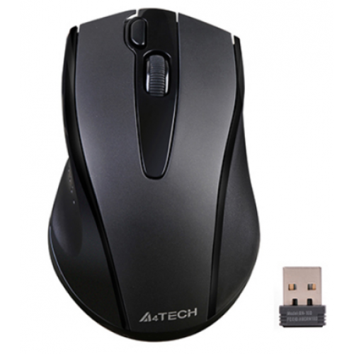 Mouse Wireless A4TECH G9-500FS-BK, 1000 - 1100 dpi, negru - imaginea 1