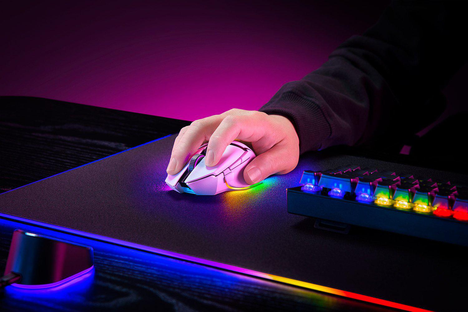 Mouse Gaming Razer Basilisk V3 Pro, 30000 dpi, alb - imaginea 3