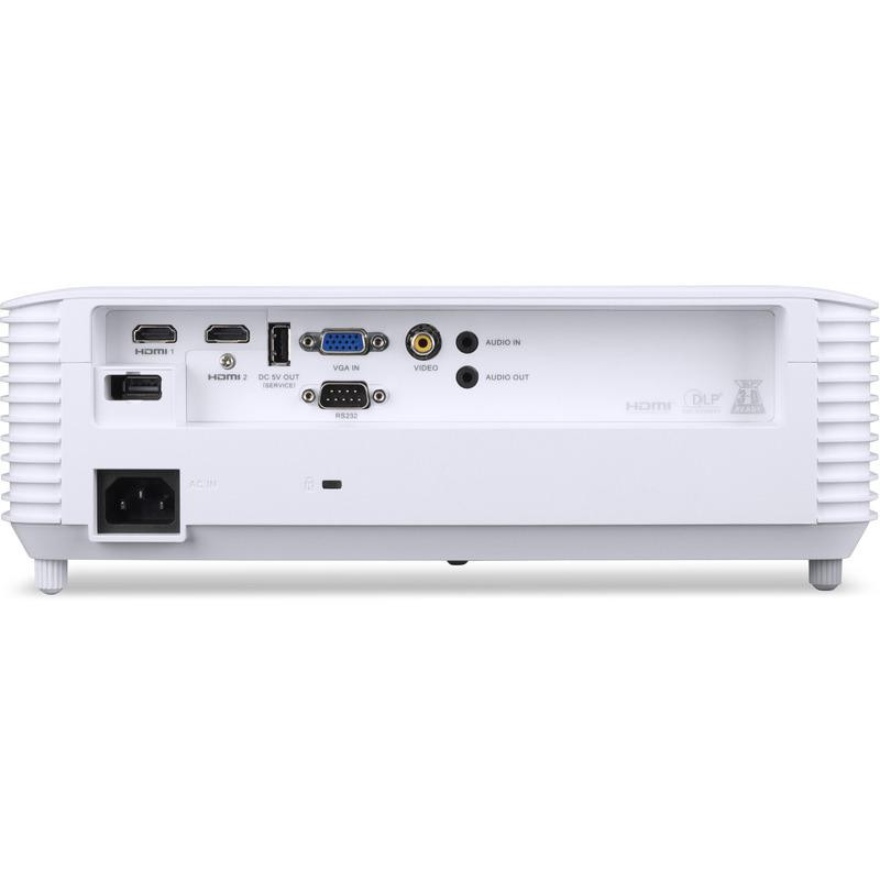 Videoproiector Acer P1258i, XGA 1024* 768, 4:3/ 16:9, 20.000:1, zoom 1.3x, lampa 5.000 ore/ 15.000 ore ecomode, boxa 10W, 2* HDMI, D-Sub, Composite Video RCA, audio in/ out, 2* USB Type A, RS232, PIN security, capac lentila inclus, cablu HDMI 1.8m inclus, geanta transport inclusa, Wireless adapter - imaginea 2
