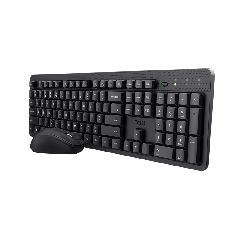 Kit Wired tastatura si mouse Trust Ody II, taste numerice, negru - imaginea 4