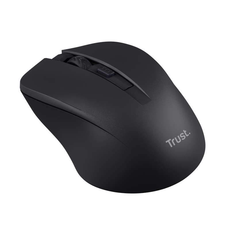 Mouse Wireless Trust Mydo, 1800 dpi, Negru - imaginea 2