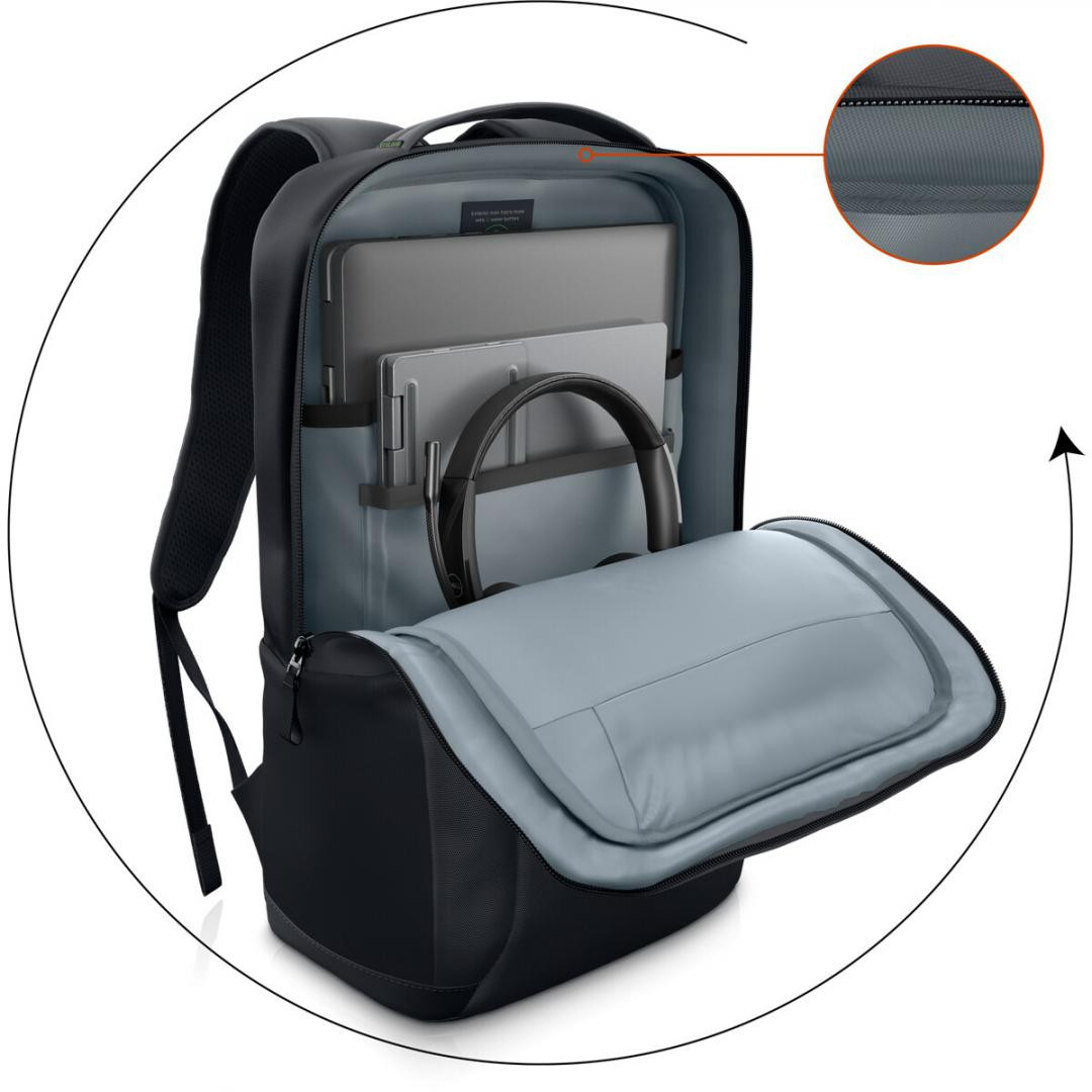 Dell EcoLoop Essential Backpack 16" CP3724 Black - imaginea 5