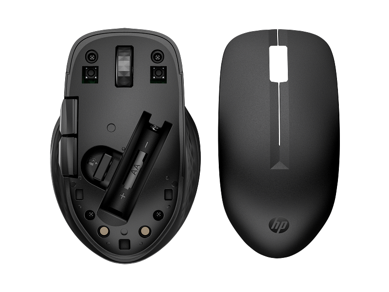 Mouse Wireless HP 435 Multi-Device Wireless Mouse, 4000 dpi, Negru - imaginea 3
